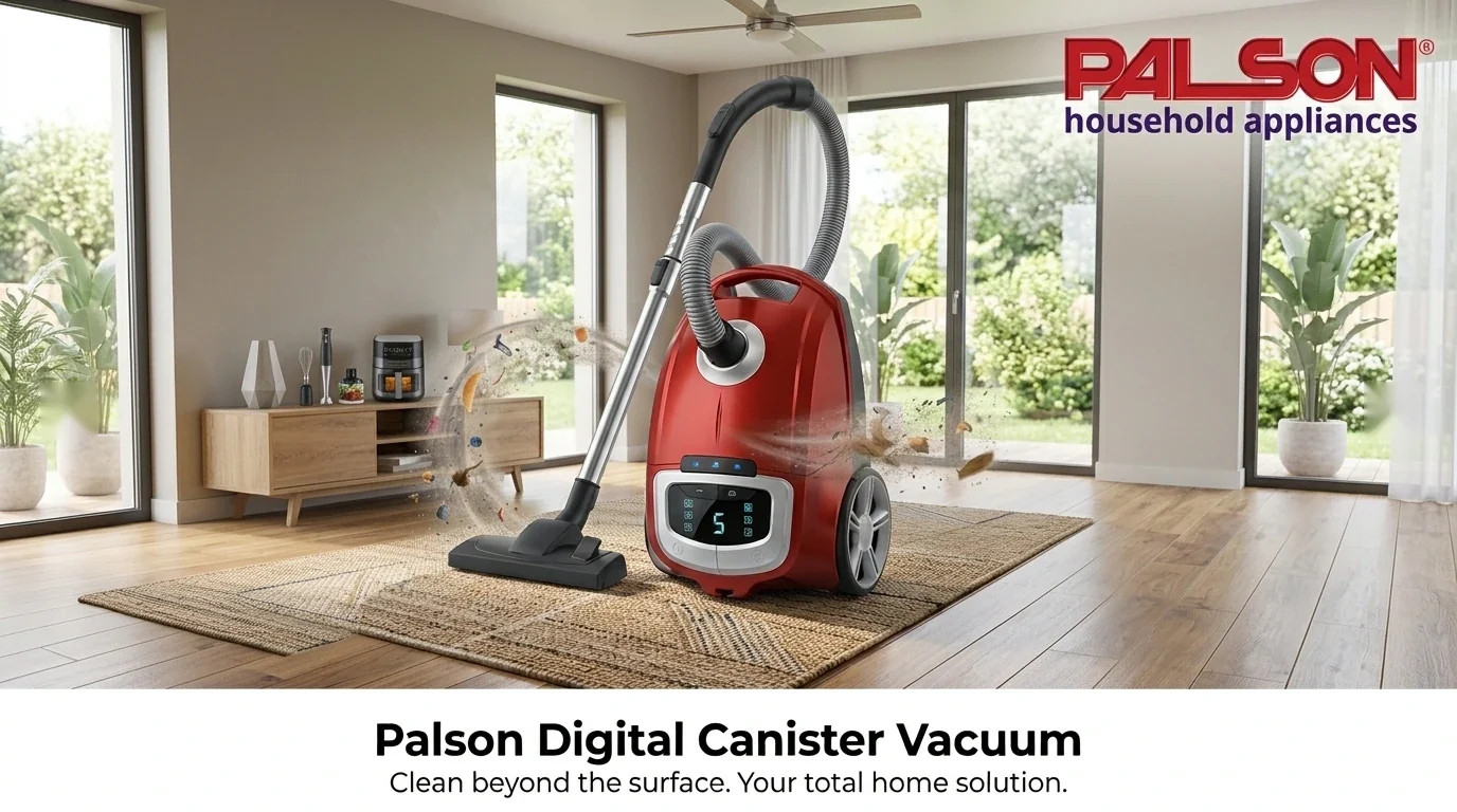 Palson Digital Canister Vacuum – clean beyond the surface